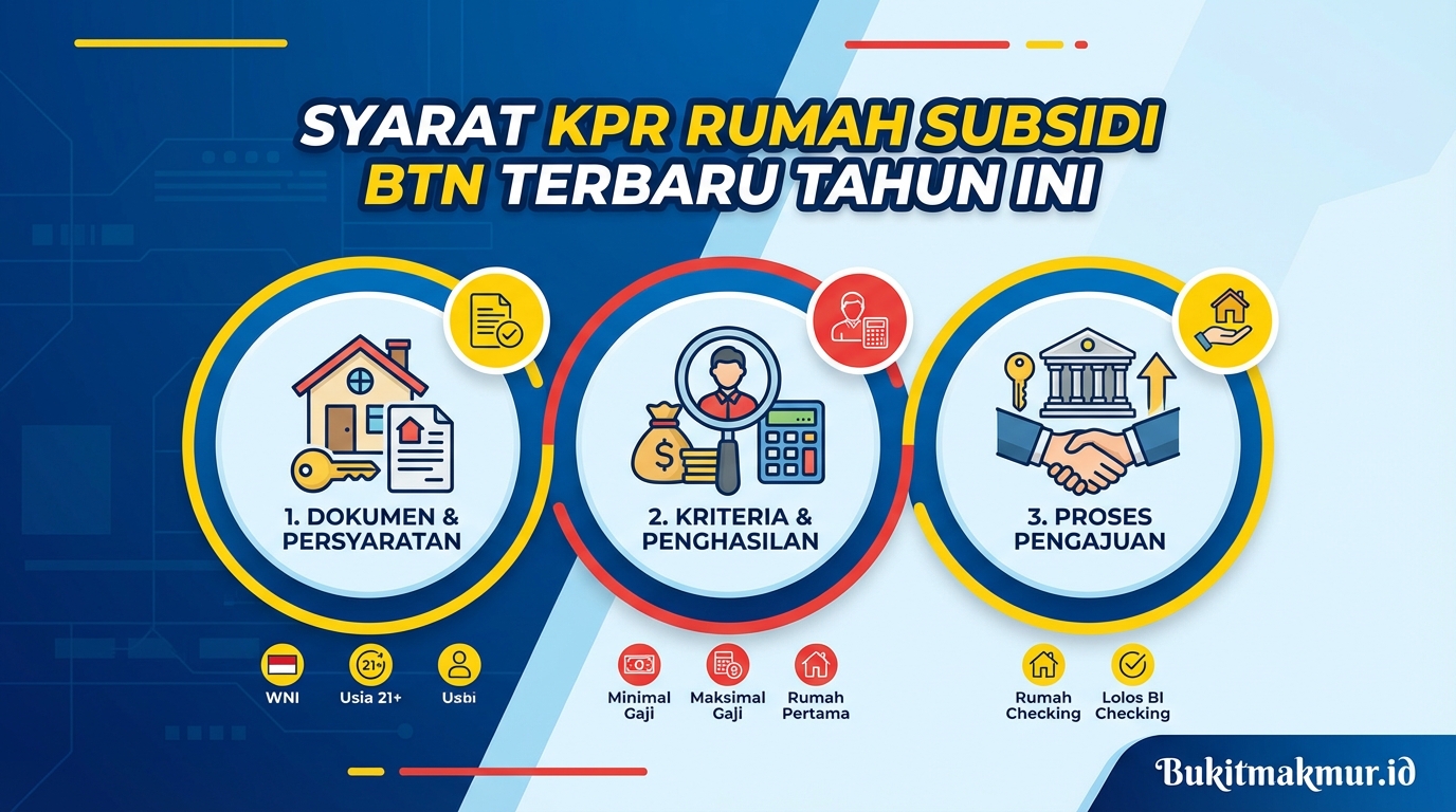 Syarat Mengajukan KPR Rumah Subsidi Lewat BTN Terbaru Tahun Ini