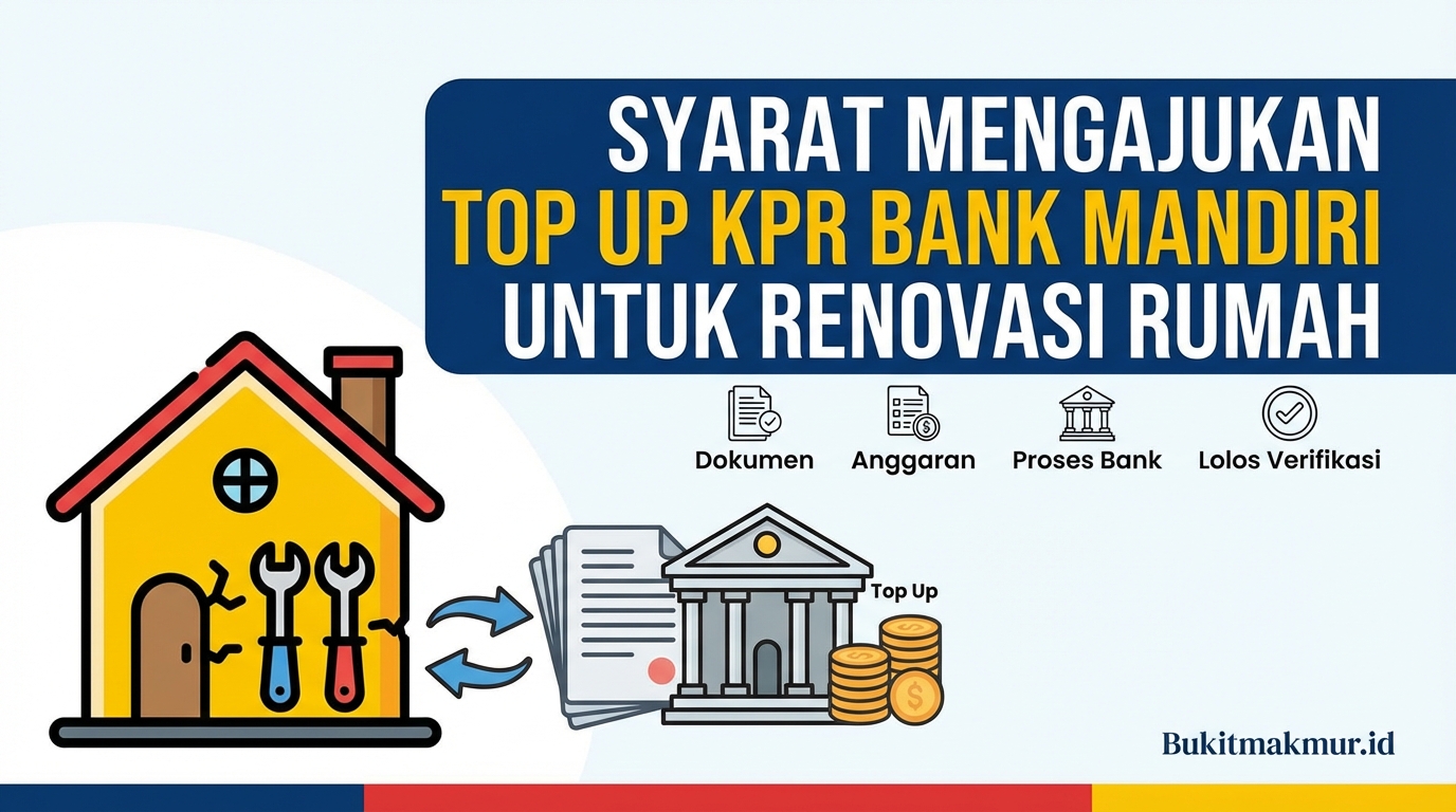 Syarat Mengajukan Top Up KPR Bank Mandiri untuk Renovasi Rumah