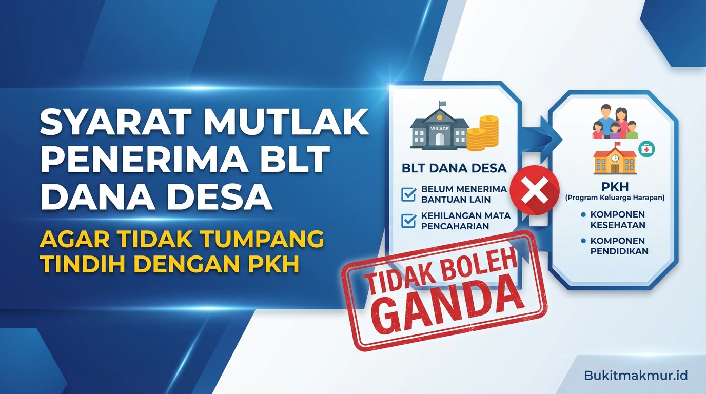 Syarat Mutlak Penerima BLT Dana Desa Agar Tidak Tumpang Tindih dengan PKH