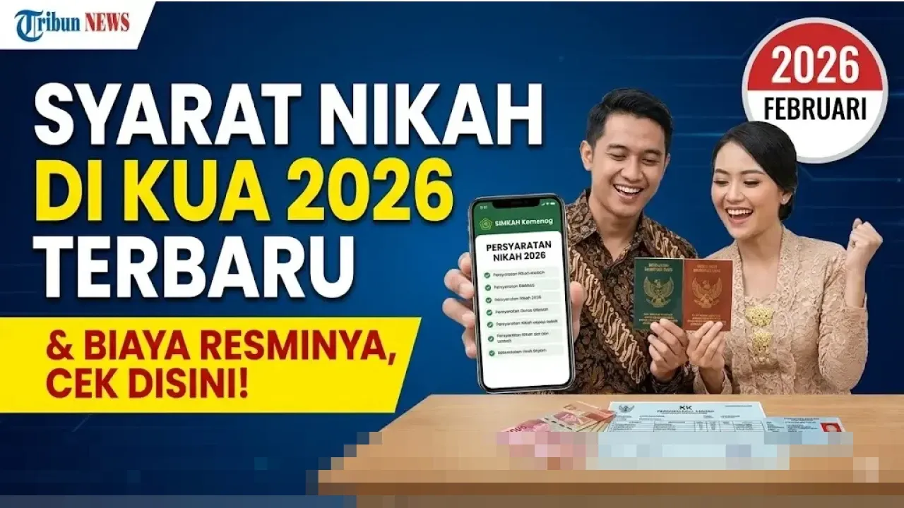 Syarat Nikah 2026 Lengkap - Panduan Daftar Online & Offline di KUA