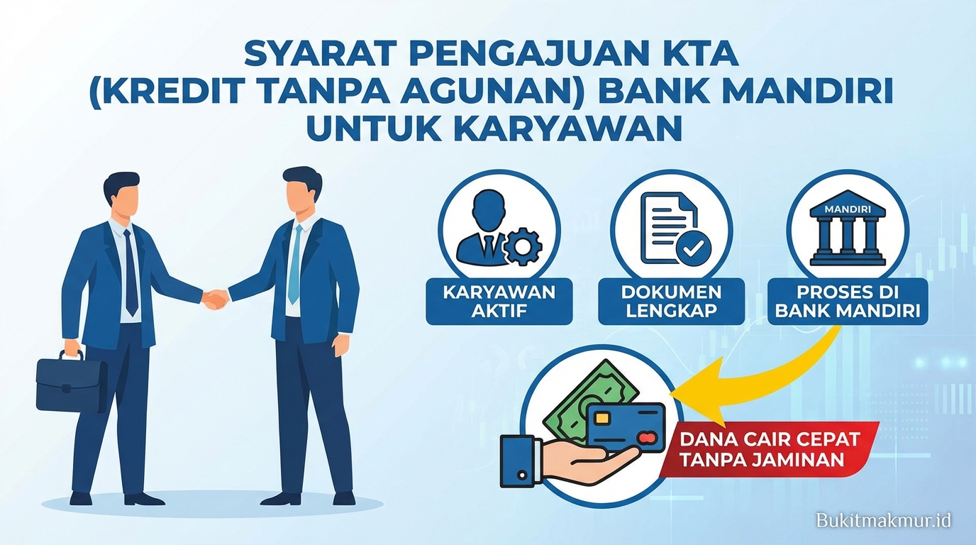 Syarat Pengajuan KTA (Kredit Tanpa Agunan) Bank Mandiri untuk Karyawan