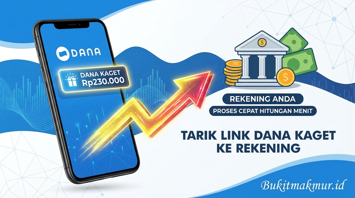 Tarik Link DANA Kaget Rp230.000 ke Rekening Anda, Proses Cepat Hitungan Menit