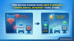 Trik Bayar Parkir Pake QRIS E-Wallet Tanpa Sinyal Internet yang Stabil