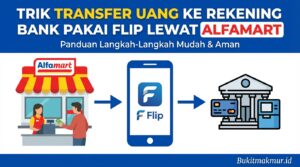 Trik Transfer Uang ke Rekening Bank Pakai Flip Lewat Alfamart