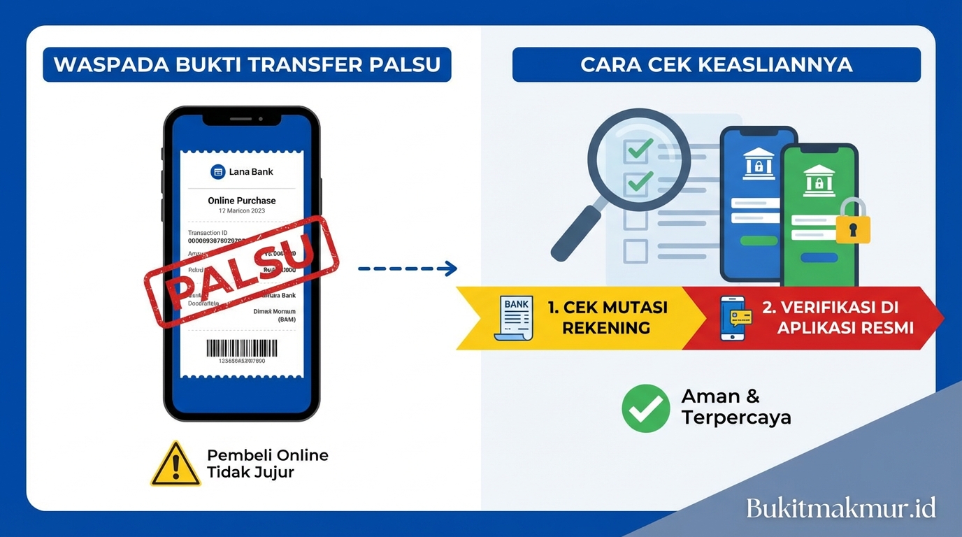Waspada Bukti Transfer Palsu dari Pembeli Online, Ini Cara Cek Keasliannya