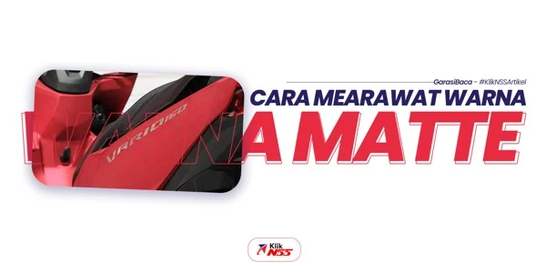 Cara poles cat motor doff agar tidak rusak dan tetap awet