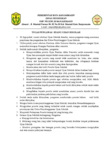 Guru Pengawas Ruang Ujian Menuntut Kedisiplinan Prosedural di Tahun 2026