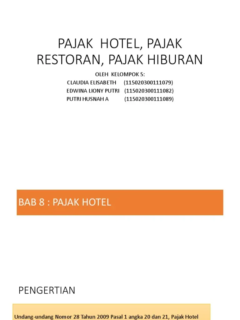 Keringanan Pajak Restoran dan Hotel DKI Jakarta 2026