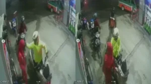 Pengendara Motor Aniaya Pegawai SPBU di Bekasi, Viral!