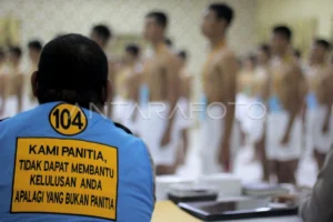 Seleksi Polri 2026 di Pontianak, Puluhan Calon Anggota Jalani Pemeriksaan